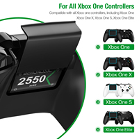 BEBONCOOL 2x2550mAh ładowalny akumulator bezprzewodowa ładowarka gamepadów do kontrolera Xbox One/Xbox One X/S/Xbox Elite 6
